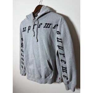 Supreme Raised Embroidery Hooded Sweatshirt